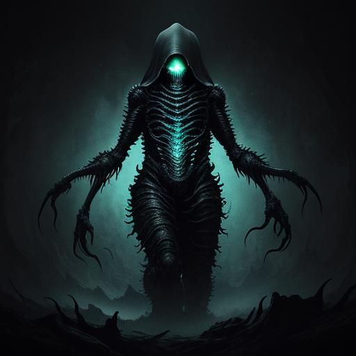 Eldritch Squid Emerges from Infinite Darkness