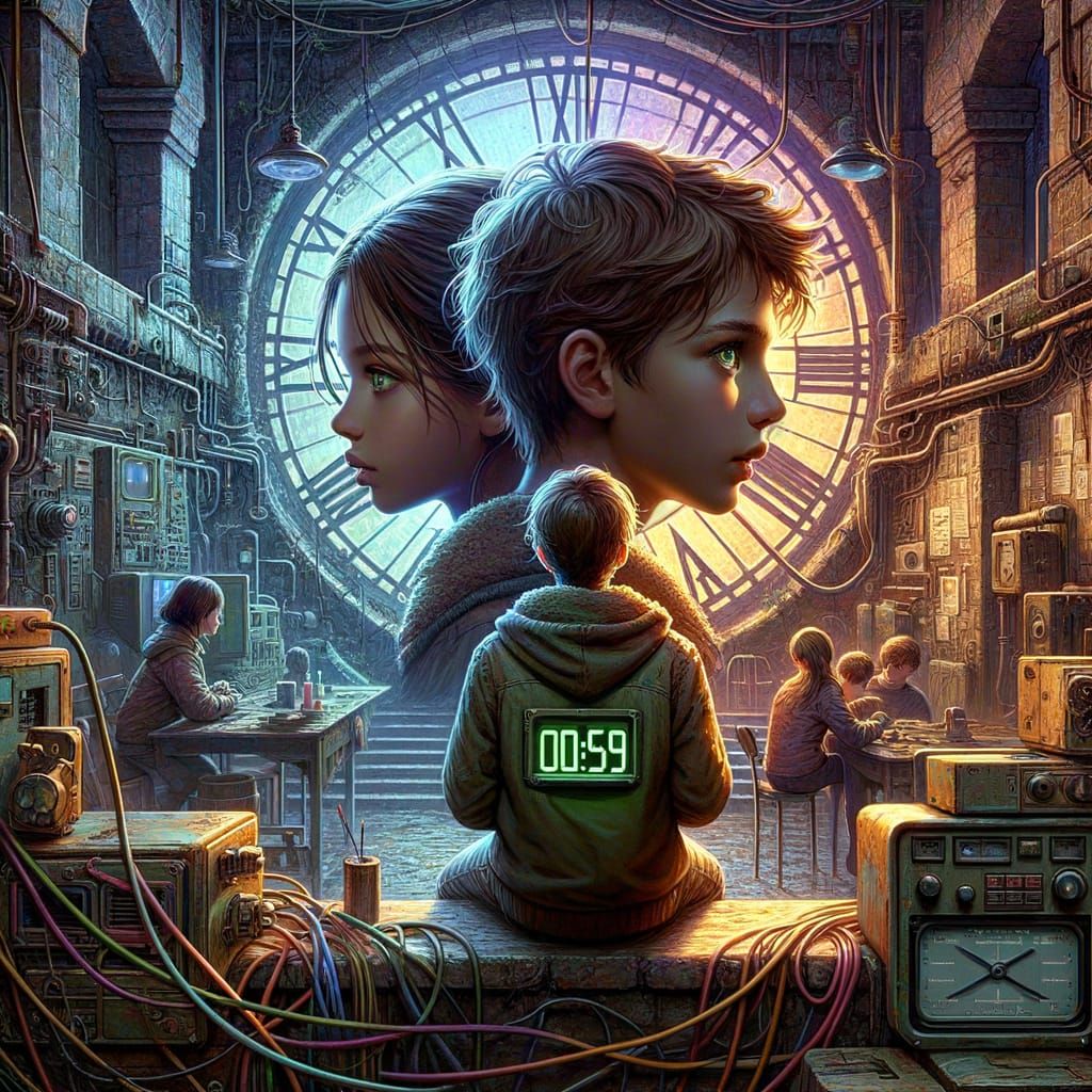 Teenagers Explore Cold War Bunker with Countdown Timer