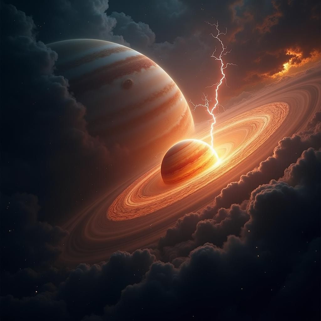 Spectacular Storm on Jupiter with Gargantuan Lightning