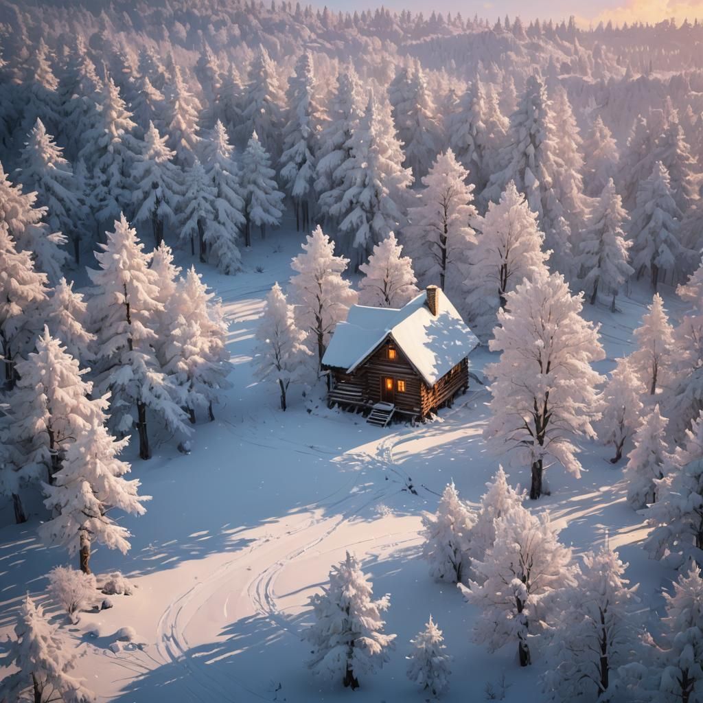 Winter Cabin