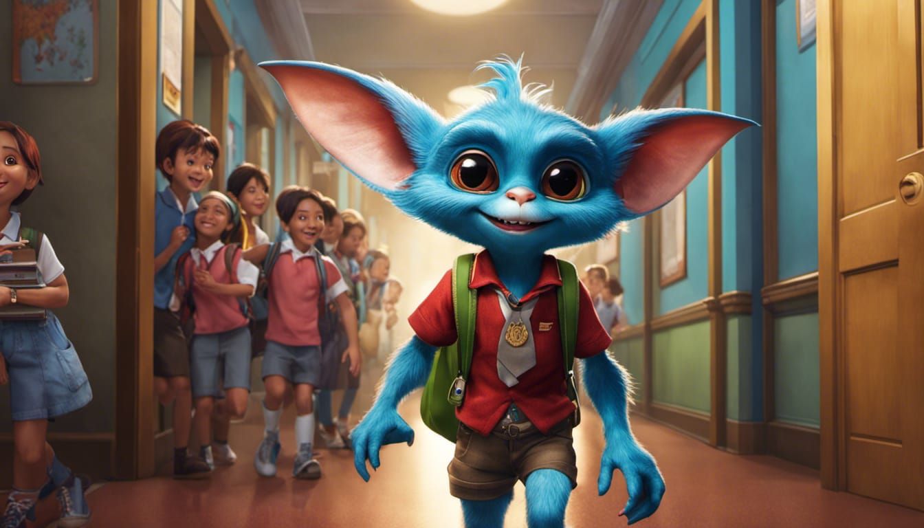 Gremlin - first day at school