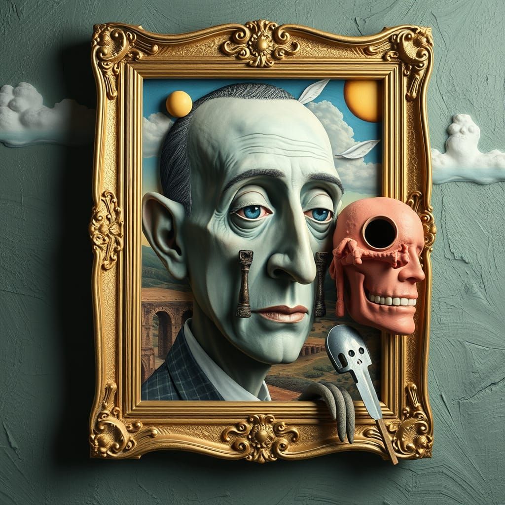 Picasso's Masterpiece: A Surreal 3D Reimagining