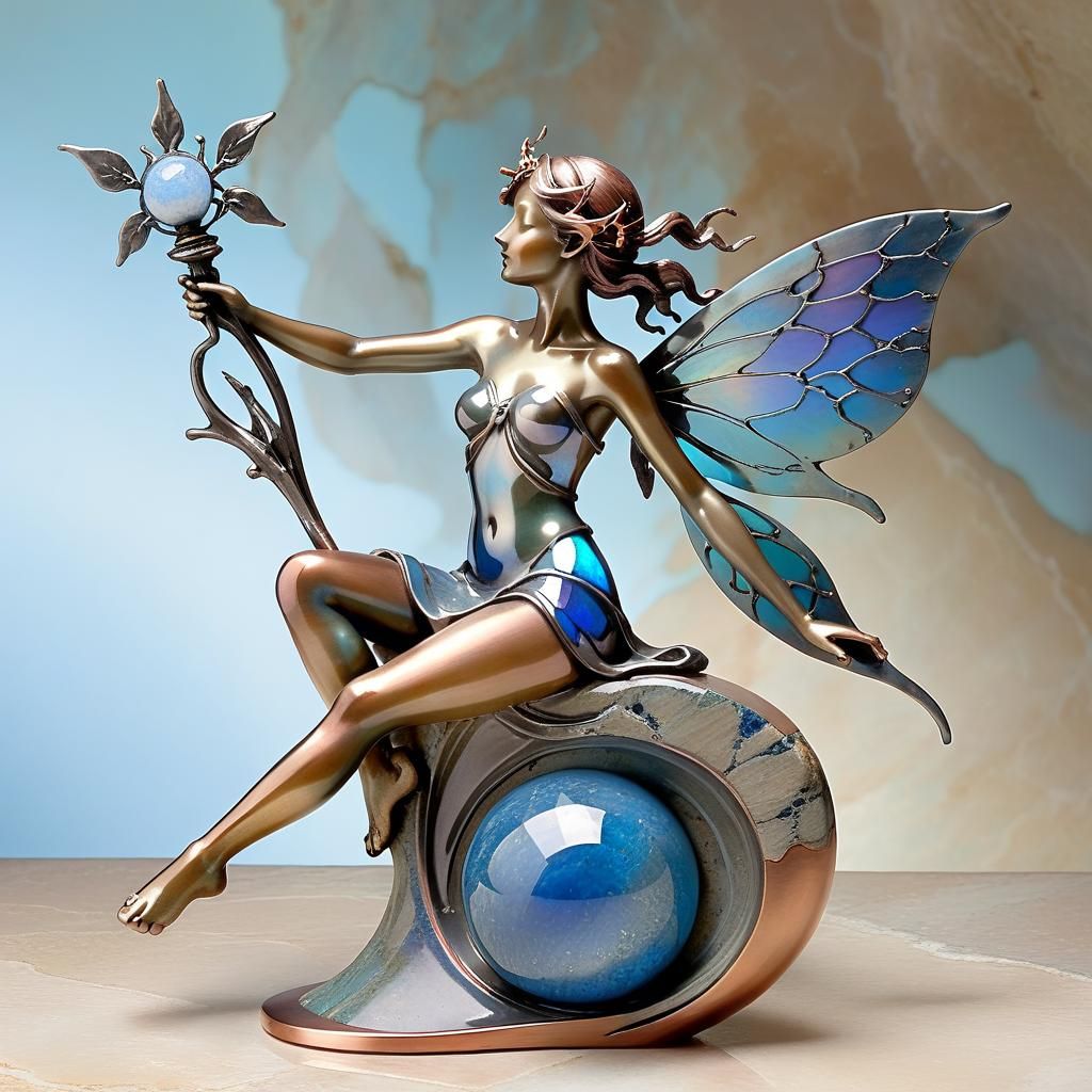 Bluestone Fairy in Iridescent Valley of Neptune