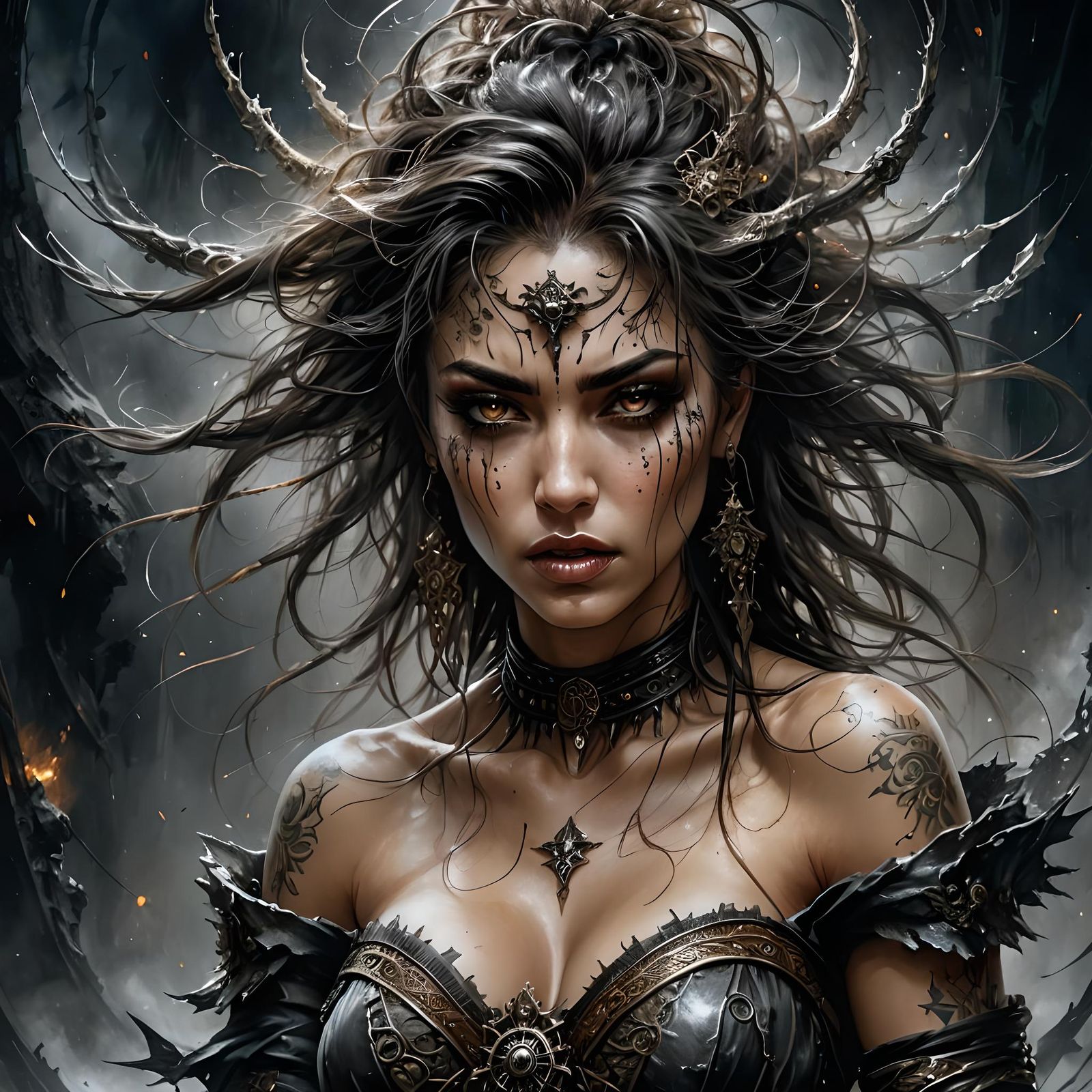 Gothic Fantasy Girl in the Big Bang