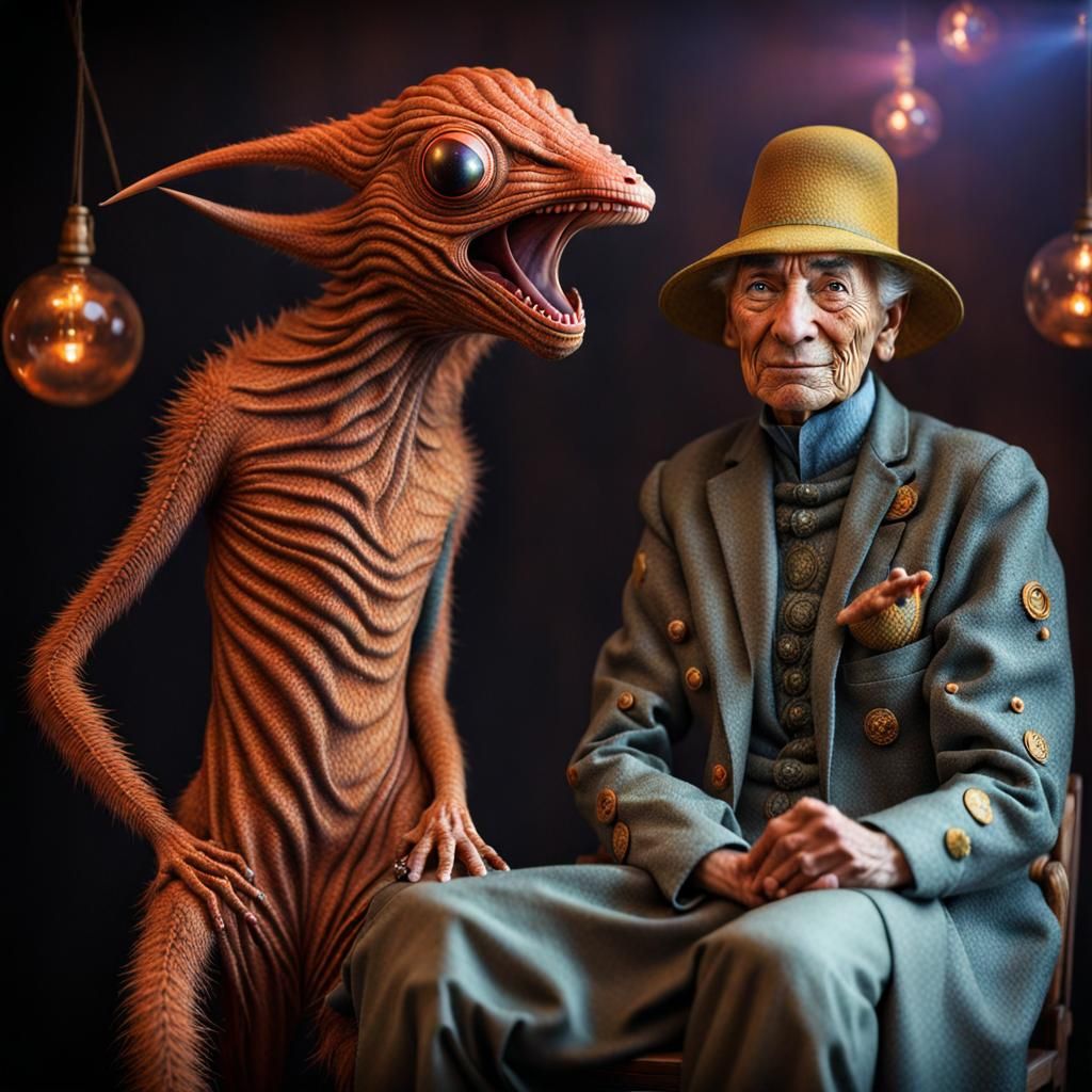 Exquisite Alien Portraits in Hyperreal Photorealism