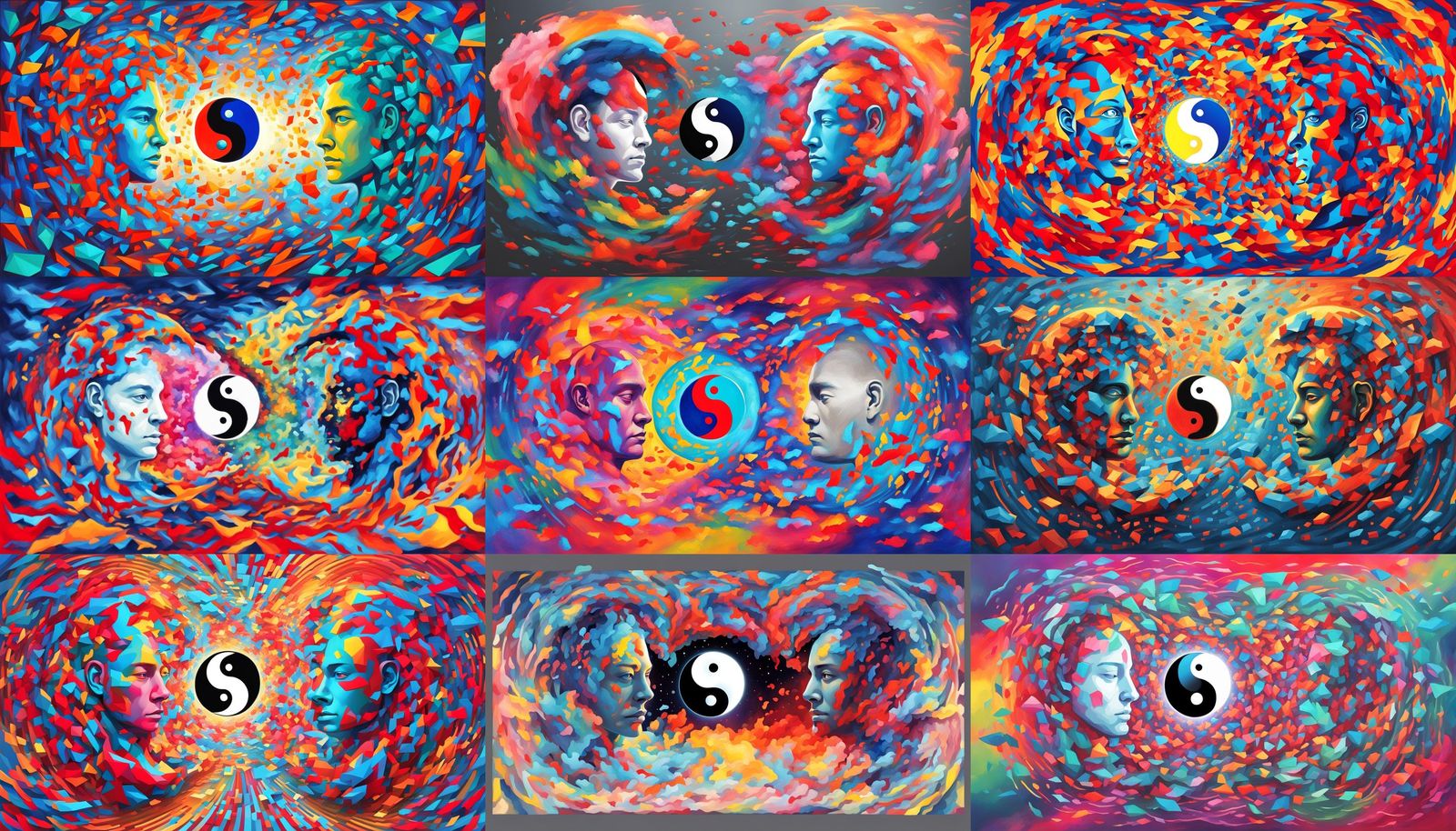 Yin and Yang Mental Health in Modern Art