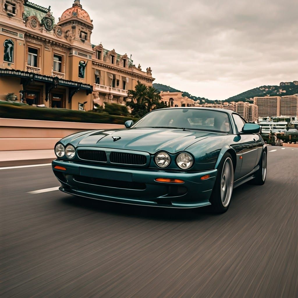 Sleek Jaguar XJ8 Supercar in Monaco GT Concept
