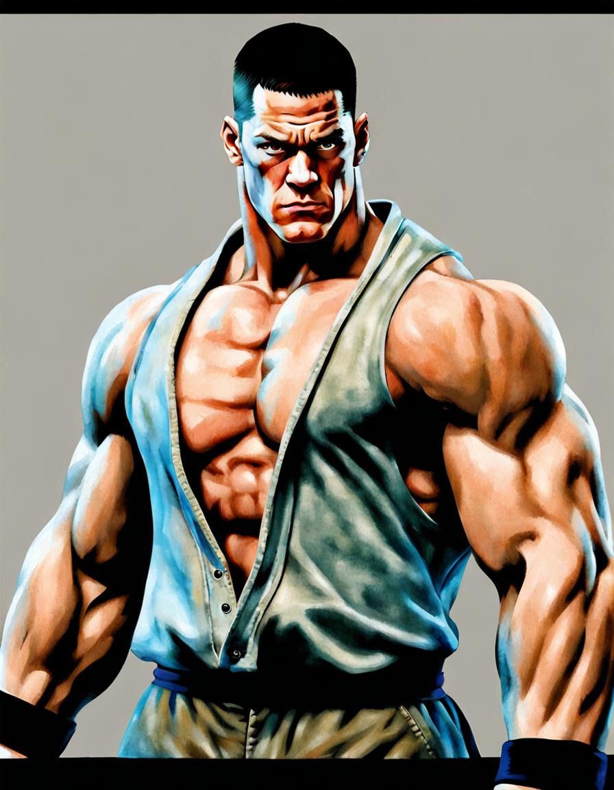 Fighter Portrait in Street Fighter Style