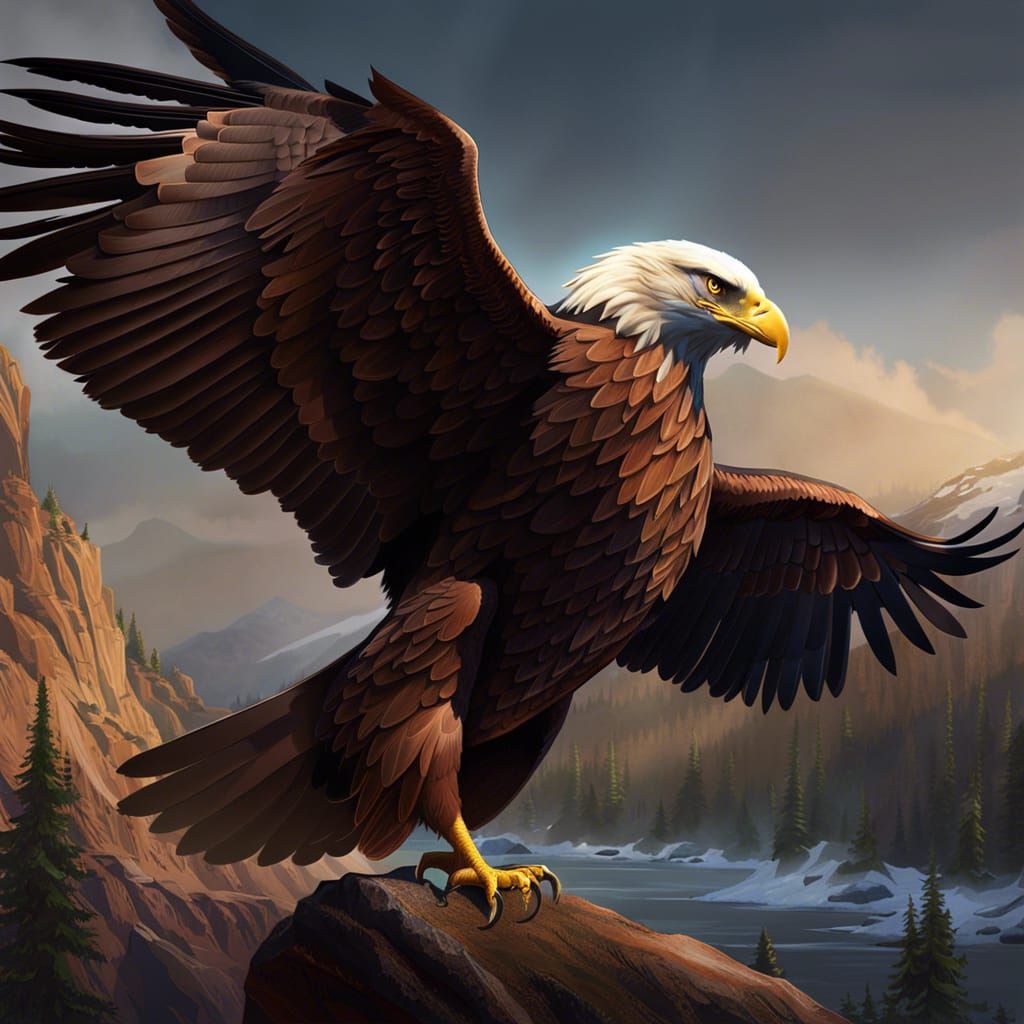 majestic eagle