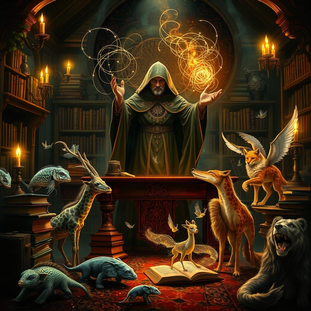 Mystical Chamber of the Enchanted Magician