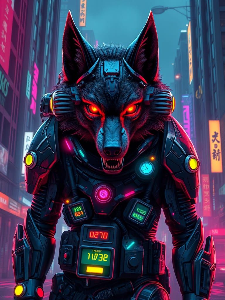 Mechanically-augmented  werewolf