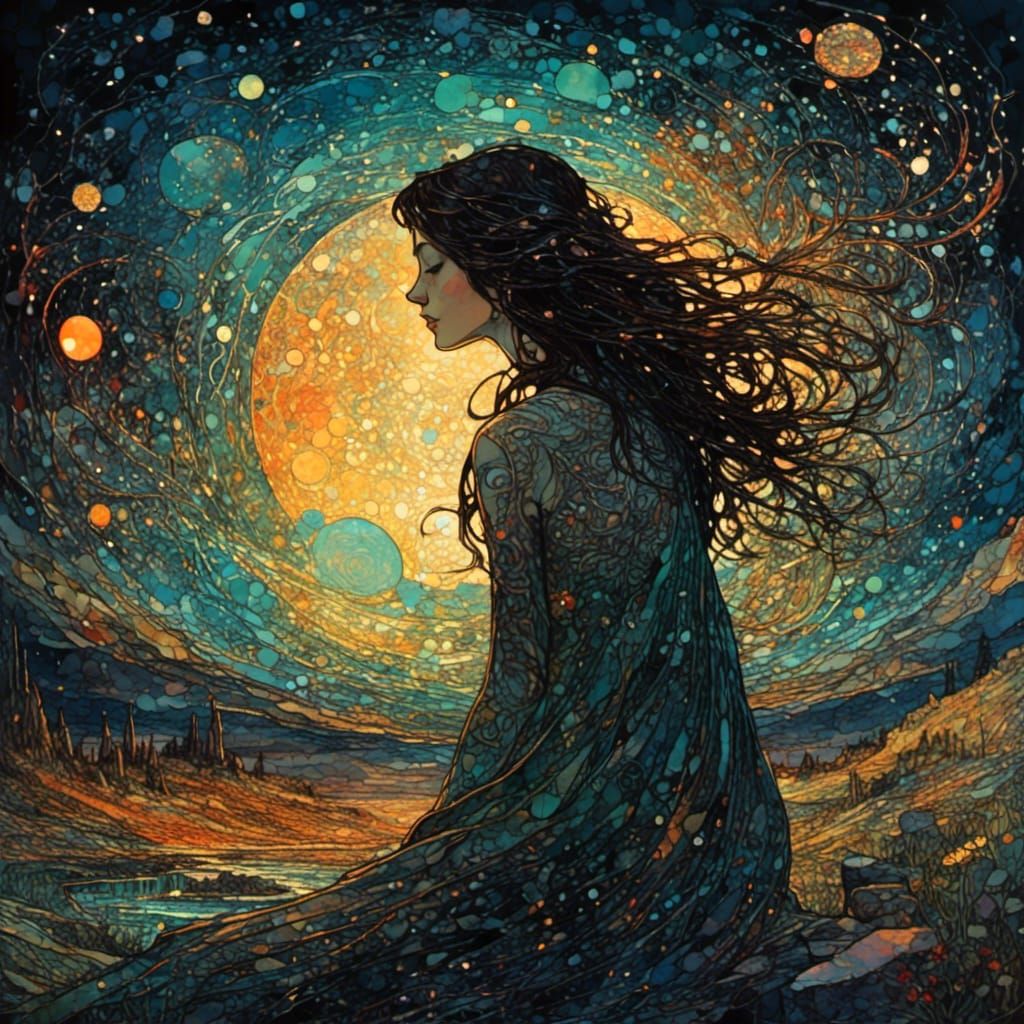 Spectrum Cosmic Serenade, holographic pixelscape light paint...