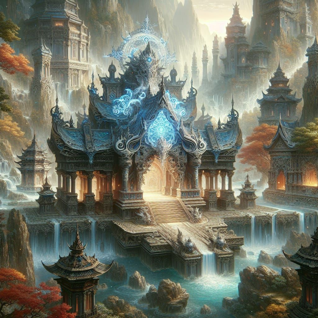 Fantasy Landscape Concept Art in 8K Resolution