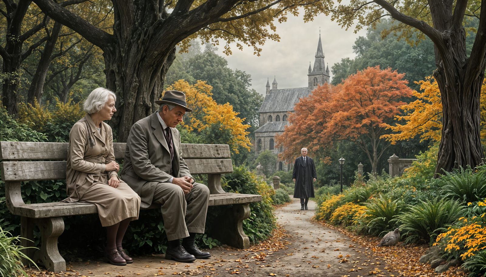 A Bittersweet Moment in Autumn's Fade