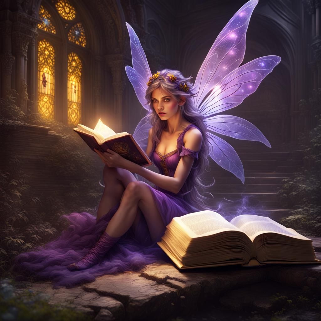 Magical Fairy Escapes Book: Dark Fantasy Art