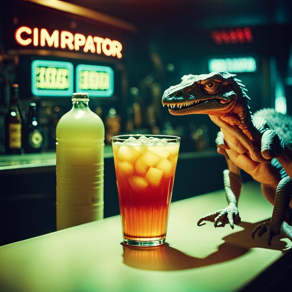 Cinematic Drink Advertisement Poster