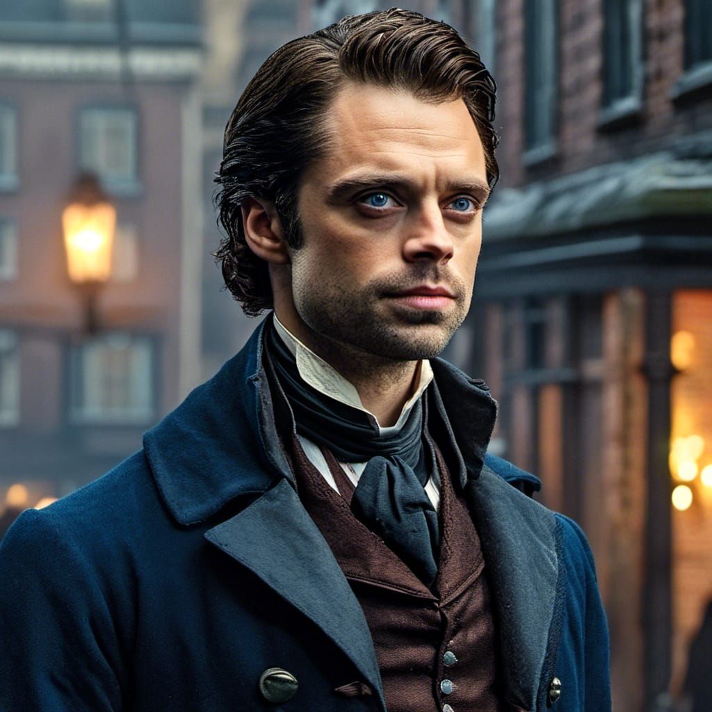 Victorian London Gentleman in a Detailed Close-Up