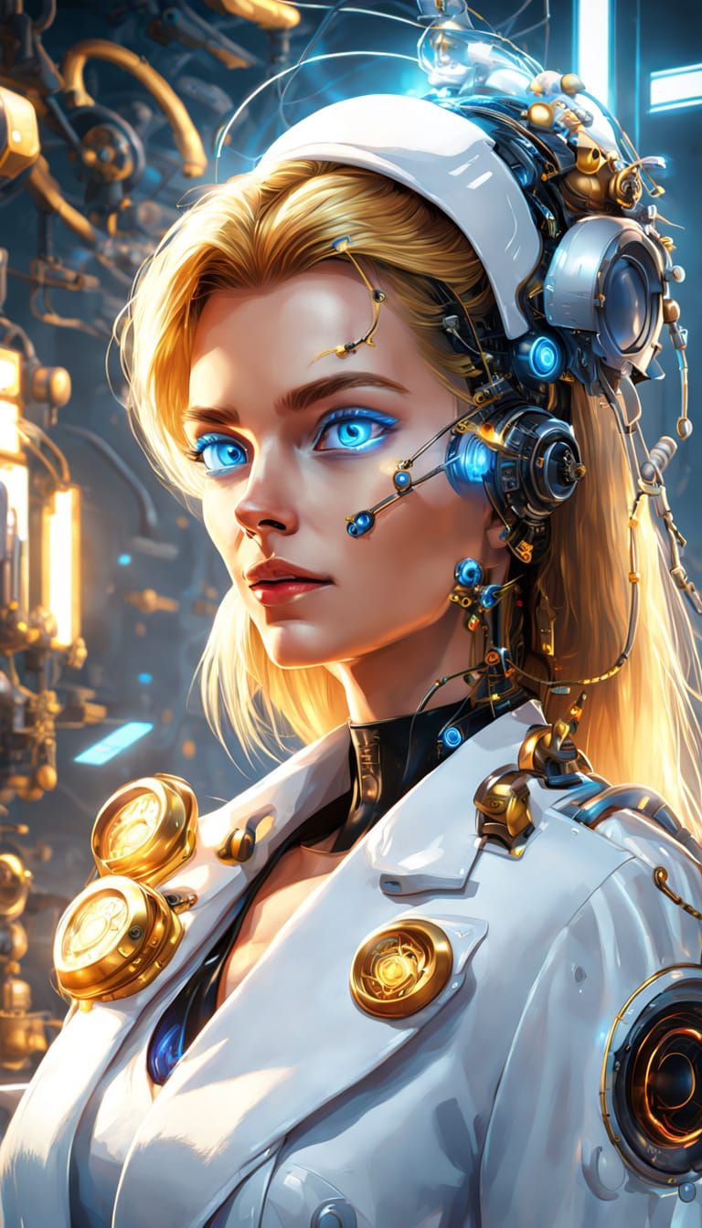 Maria Robotnik Concept Art in 4K Resolution