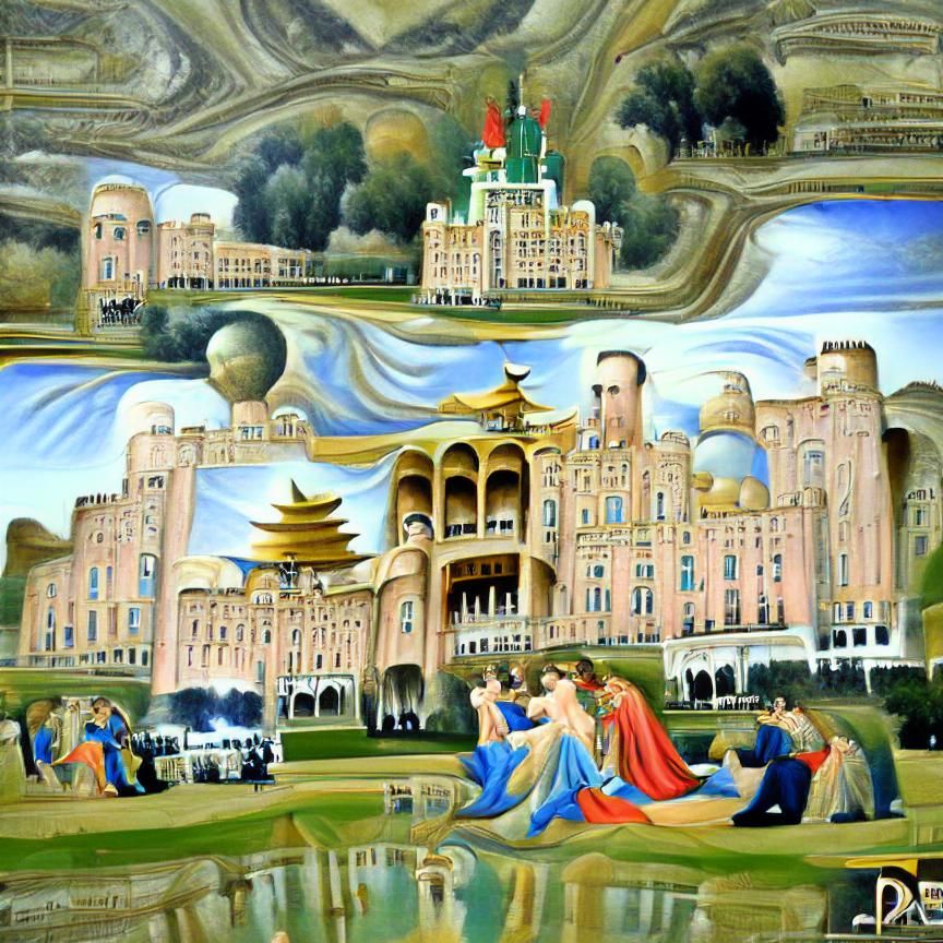 Fantasy Royal Palace: A Majestic Wonder