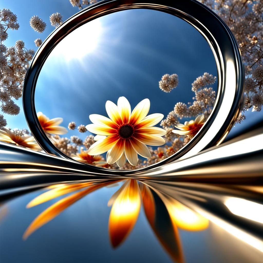 FLOWER REFLECTION