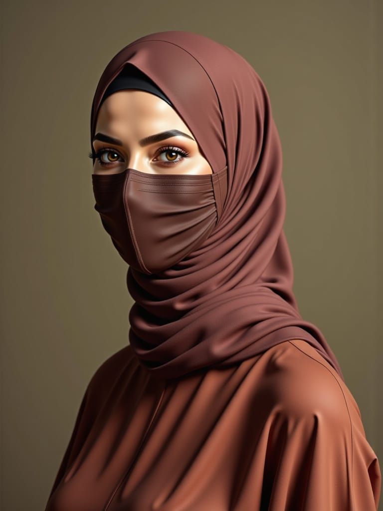 Beautiful Woman in Hijab Portrait