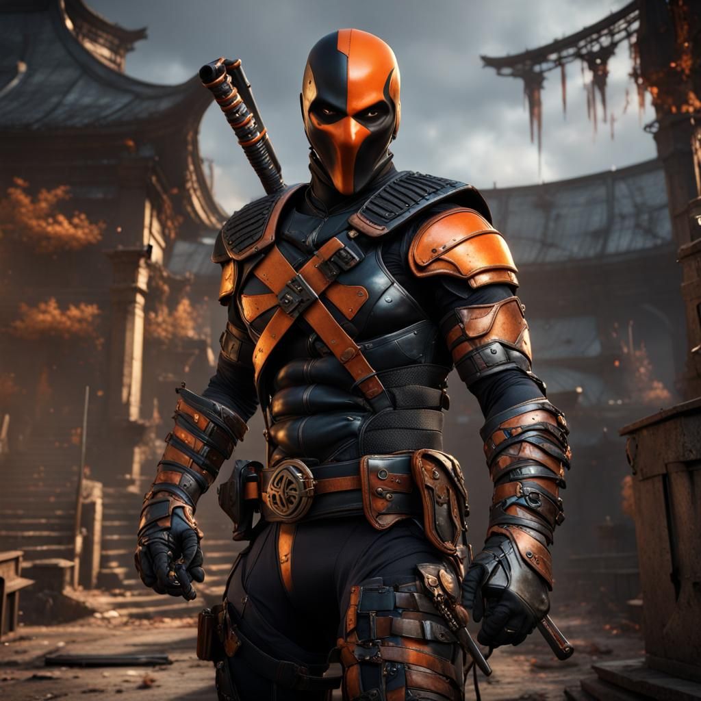 Deathstroke as Erron Black: Mortal Kombat Art
