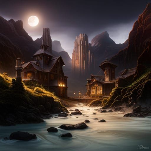 Fantastical Unknown World Concept Art