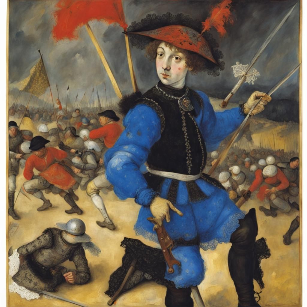 Lace Lancer in Battle: Classical and Surreal Styles