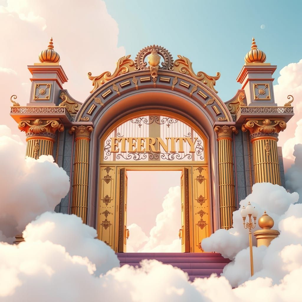 Heaven's Gate: Ajar in Soft Light