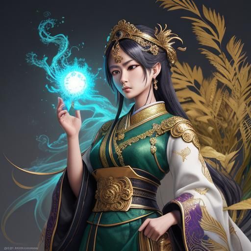 Goddess Kusanali: 3D Anime Concept Art