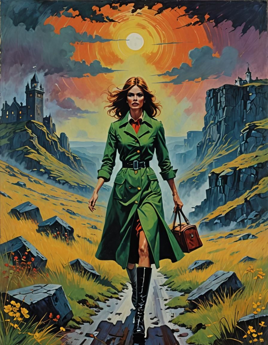 The Damascus Steele Gothics - Trudy arrived at dawn to the crags of Grafton Heath in MY CASTLE, MY DUNGEON!