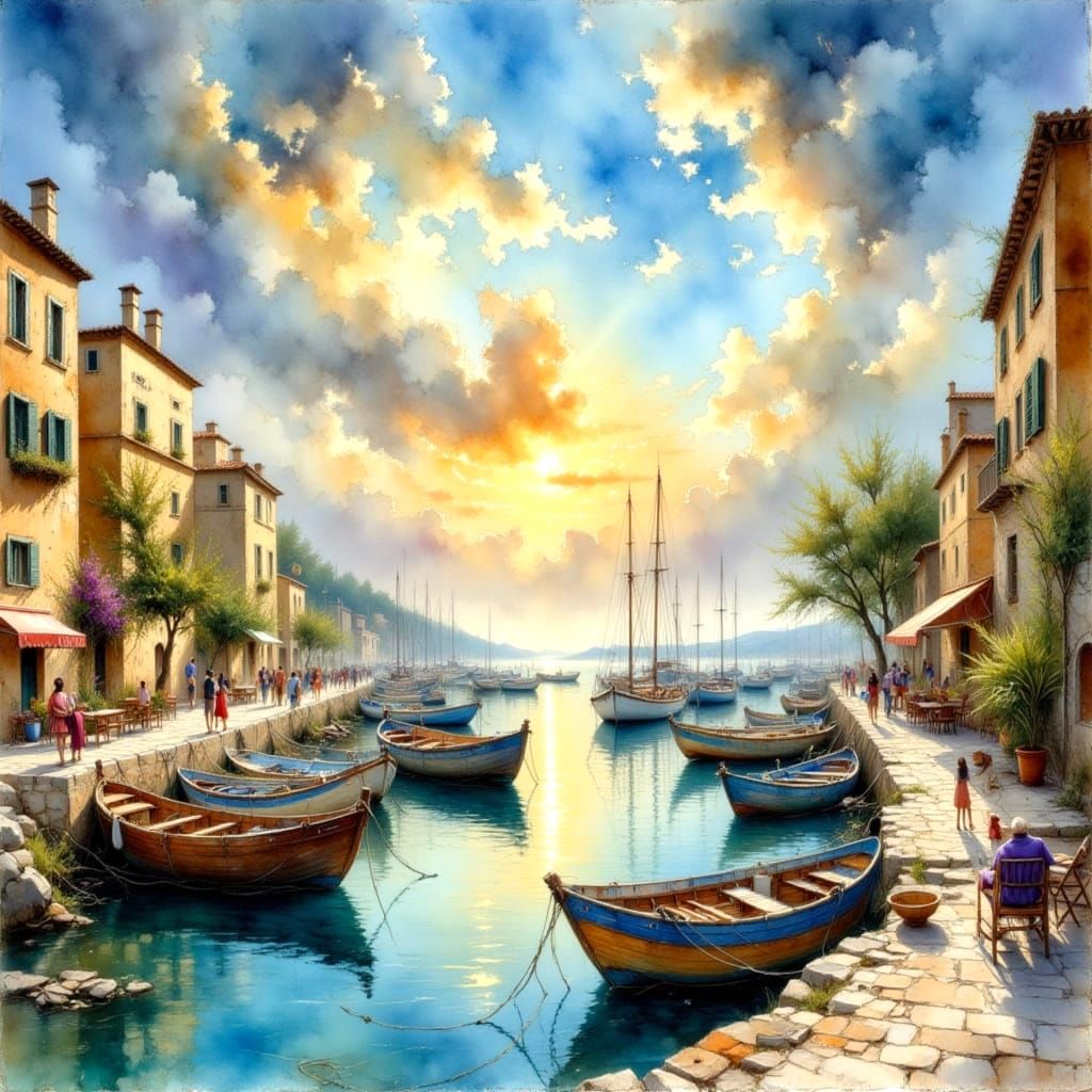 Hyperrealistic Malta Seascape Oil Painting