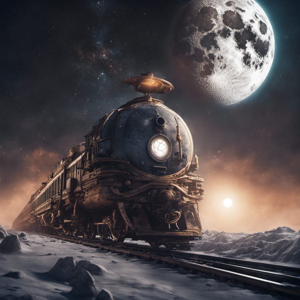 Train to the Moon: Fantasy Concept Art