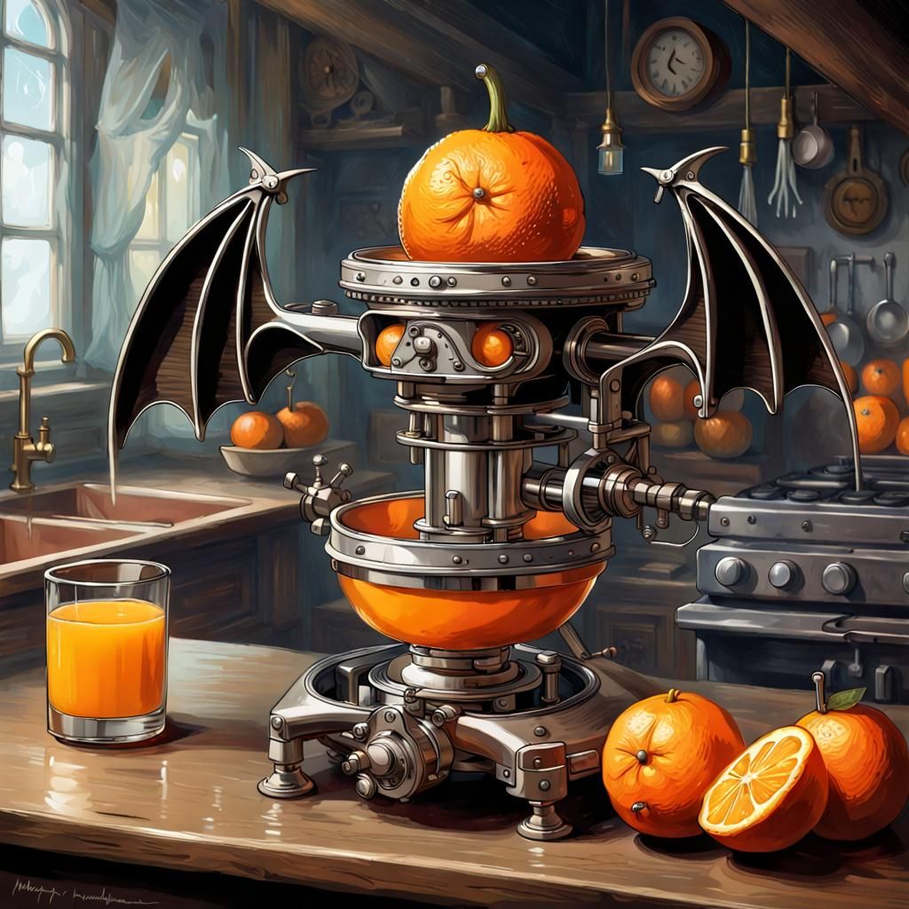Spooky Kitchen Appliances: Citrus Juicer