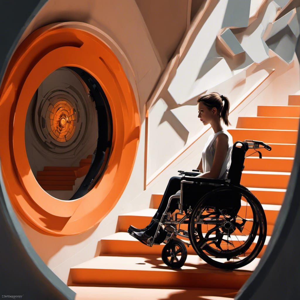 Trying to Do A Portal Inspired Wheelchair Thing #2: Where’s My Blue One?