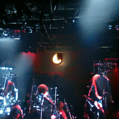 Iron Crescent Moon Shines in Darkness