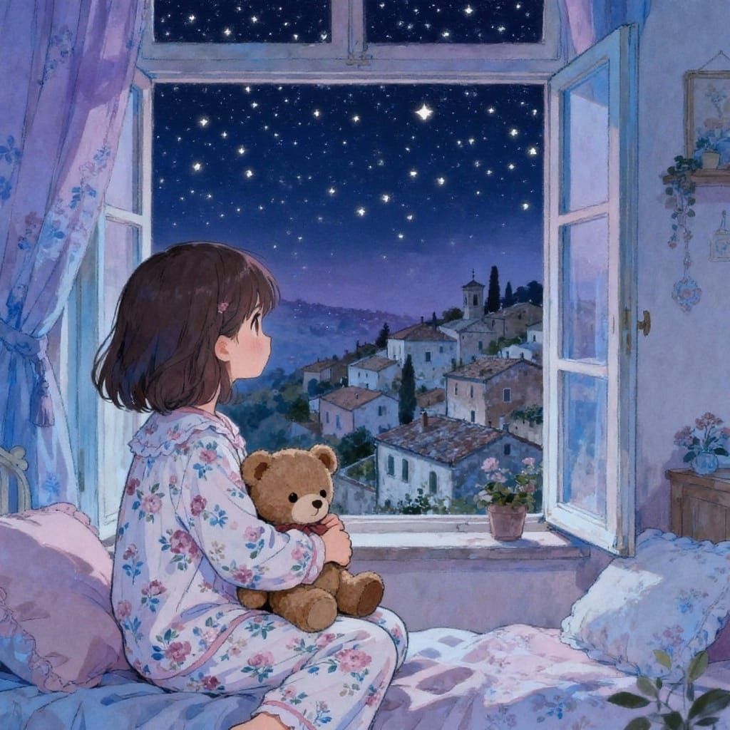 Abstract Color Shift in Digital Art