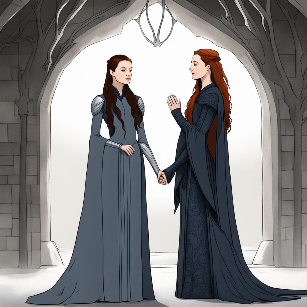 Arwen Meets Sansa Stark: Fantasy Crossover