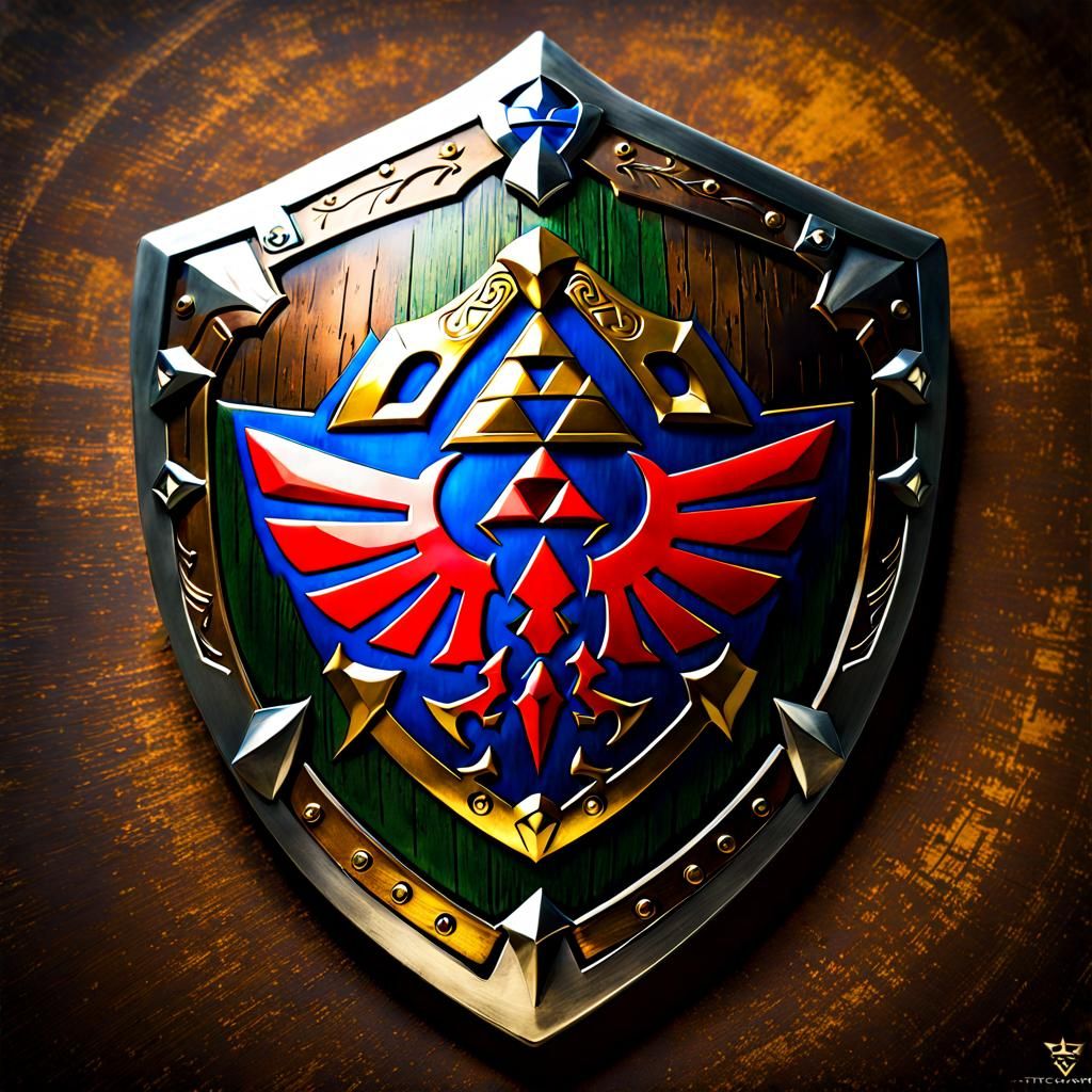 Battle-Worn Hylian Shield from Legend of Zelda