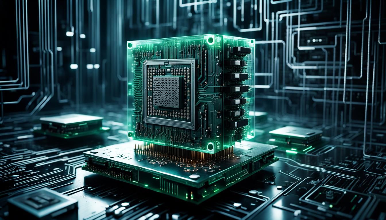 Hyperrealistic Dark Web Matrix with AI Ghosts