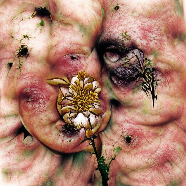 Detailed Macro View of Decaying Organic Matter