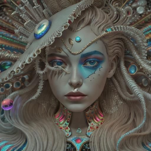 Psychedelic Surreal Television in 3D CGI