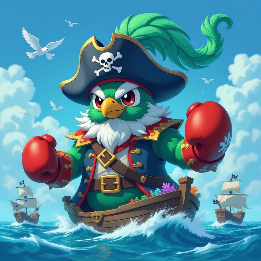 Gigantic Pirate Bird King of the Sea