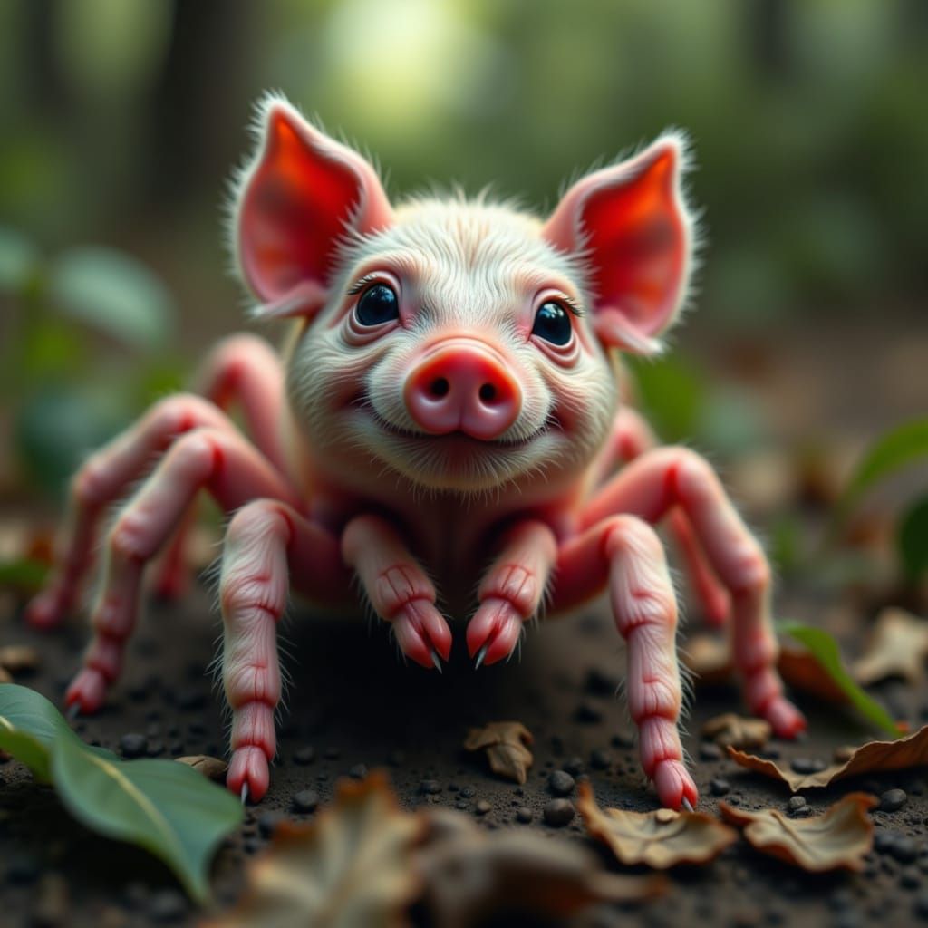 <lora:Boone:1.0> Spider pig