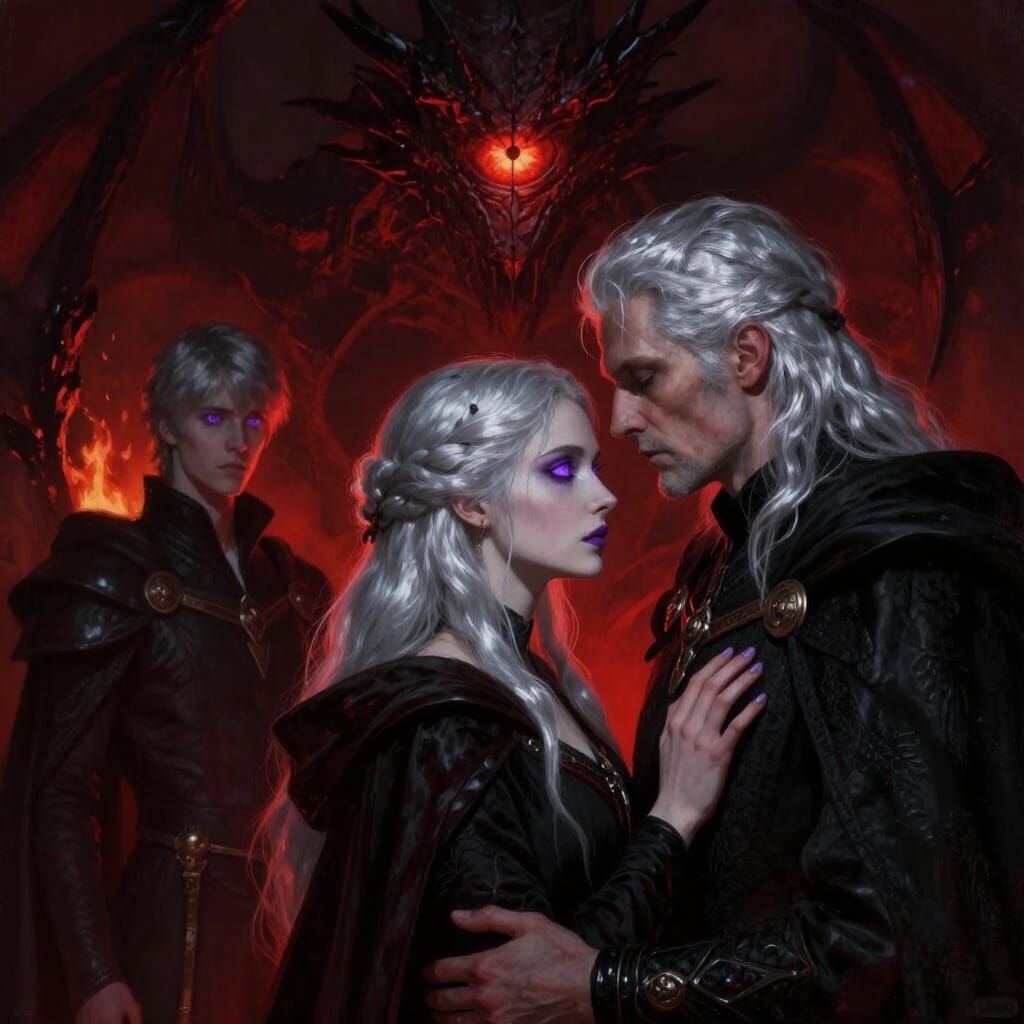 Gothic Royal Romance Dark Fantasy Art