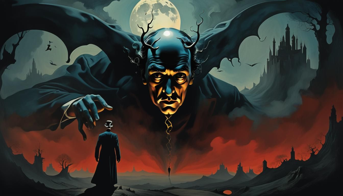 Surreal Dreamscape in Vivid Colors