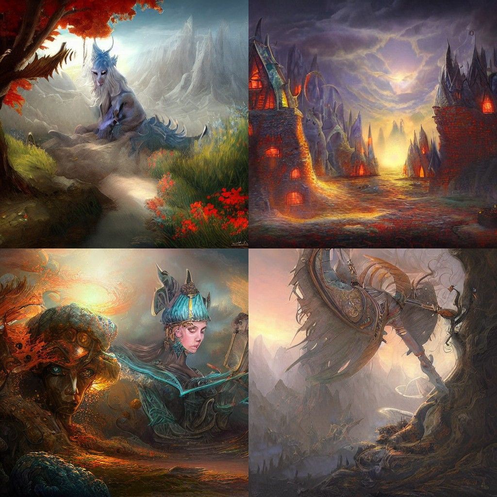 Enchanting Fantasy Landscape Art