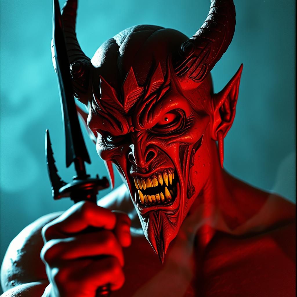 Cinematic Devil Spawn in Comic Book Style