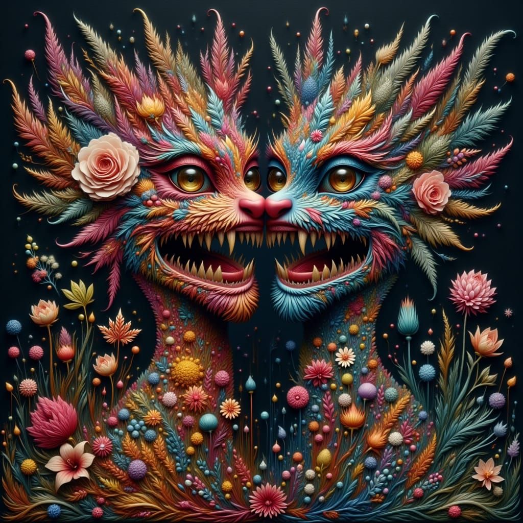 Dark and Detailed AI Generated Image