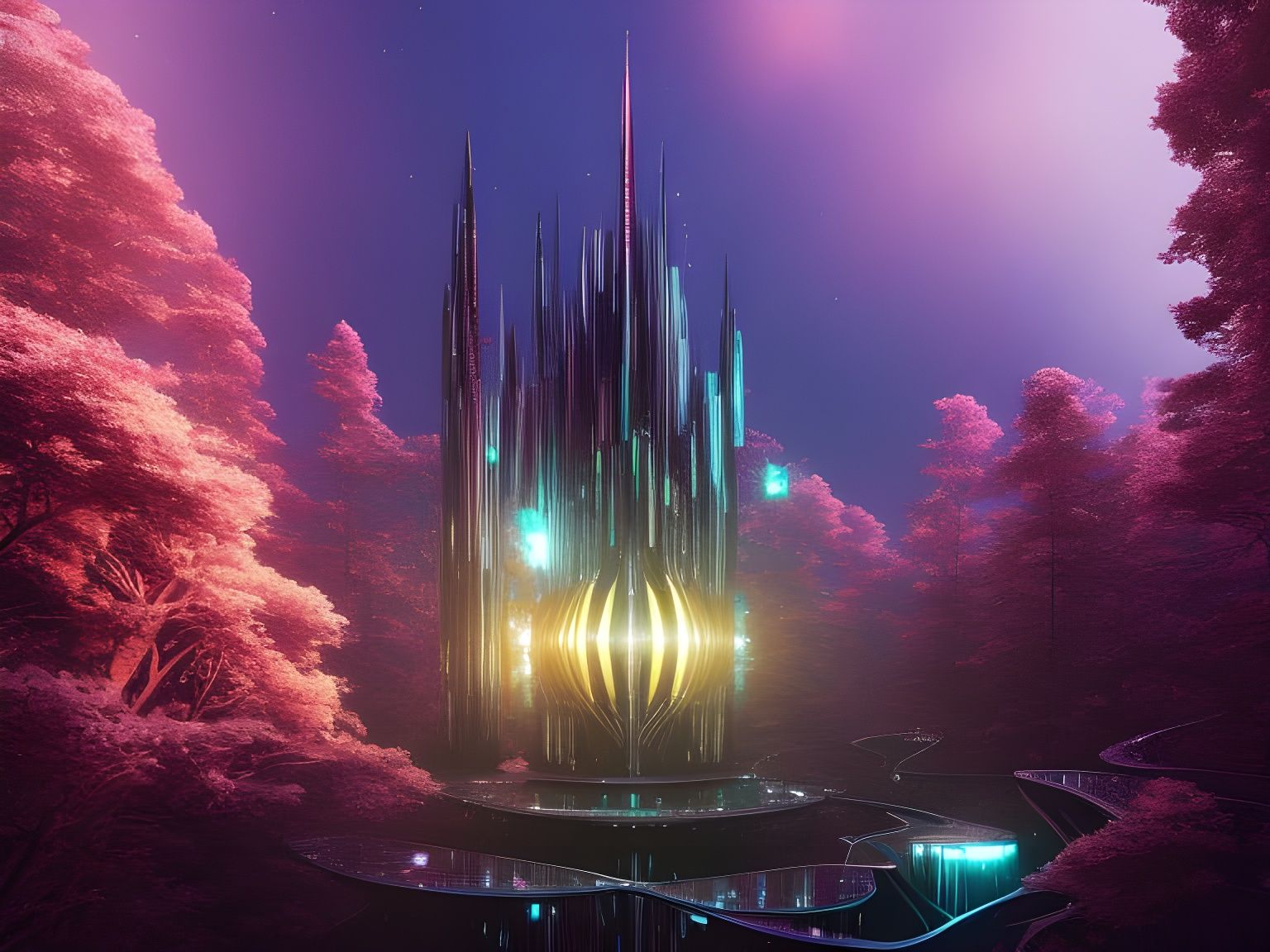 Agonizing Planet Shaper in Chrome Rococo Style